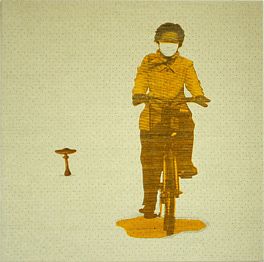 Biking woman