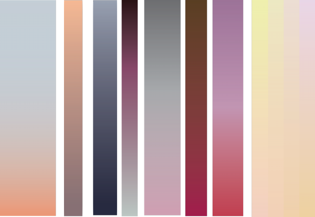 Random colour gradients